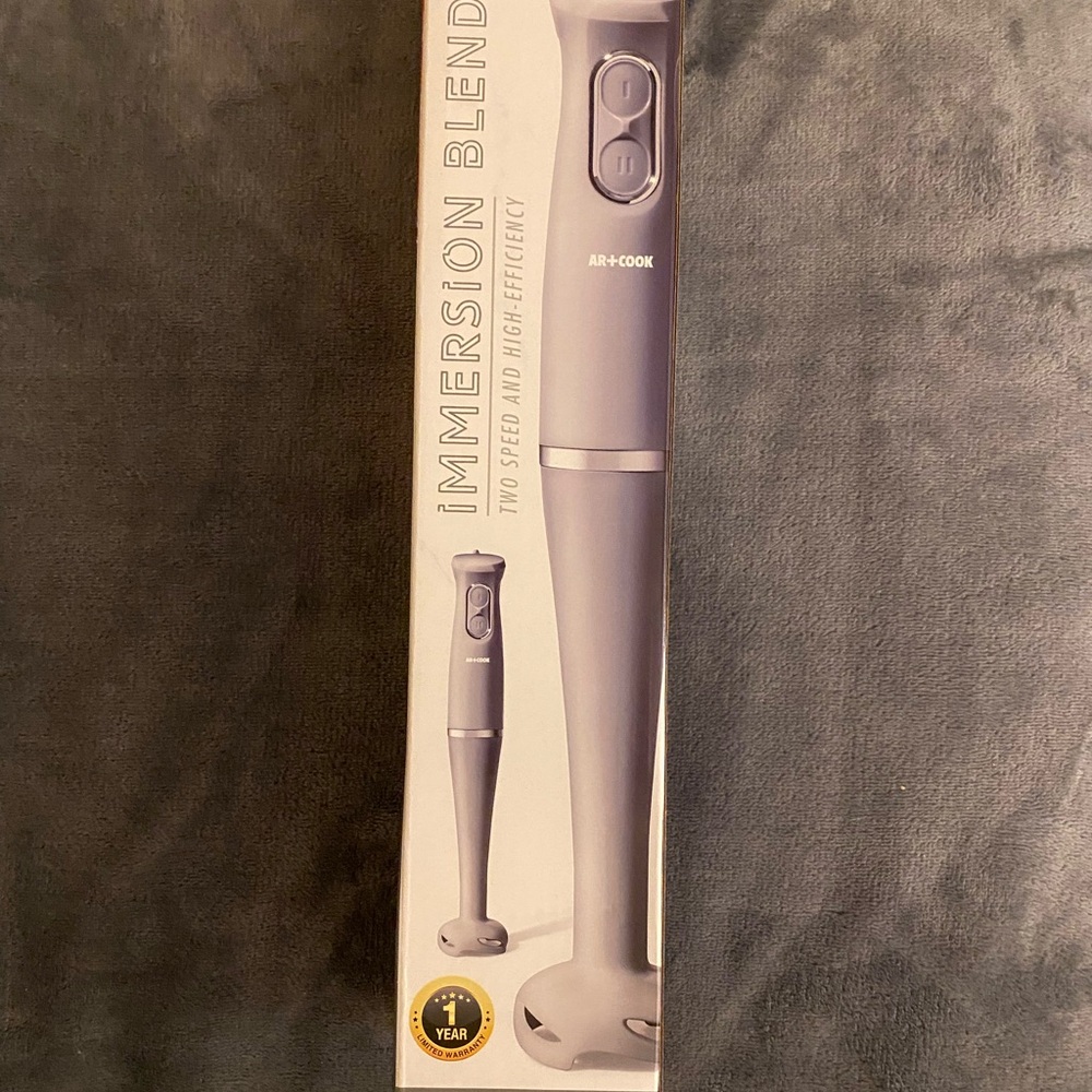 AR+COOK Gray Immersion blender NWT
